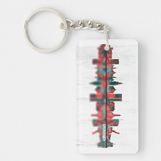 Groningen Skyline キーホルダー (正面)