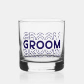 Groom  ウイスキーグラス (正面)