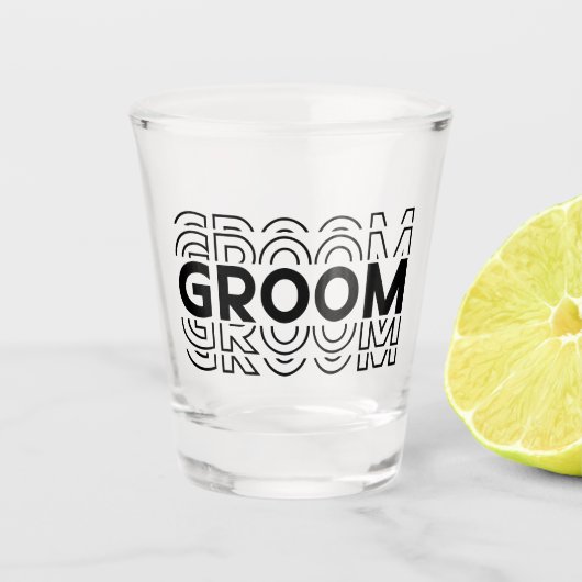 Groom  ショットグラス (正面)