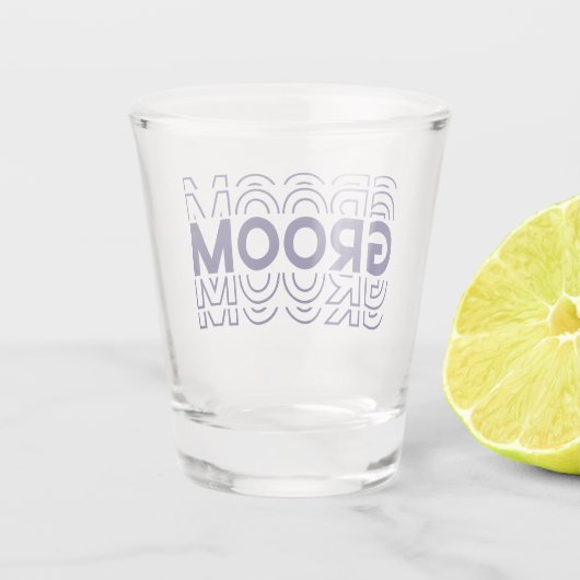 Groom  ショットグラス (裏面)