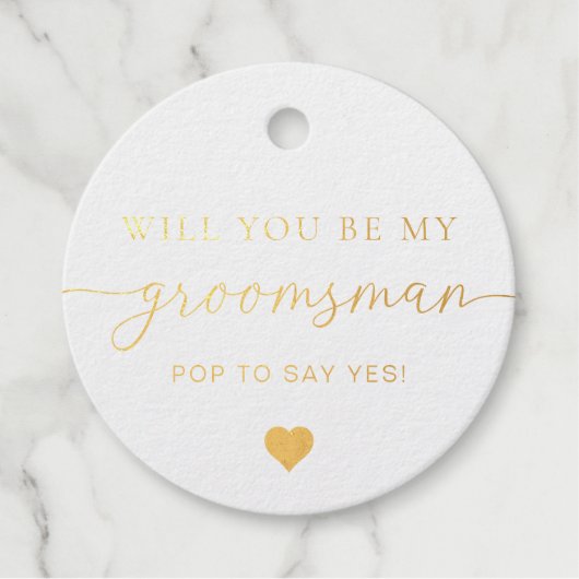  groom 依頼 foil 封書 Tag フェイバータグ (正面)