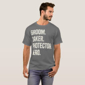 Groom Baker Protector Hero Groom Profession Tシャツ (正面フル)