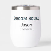 Groom Groomsmanバチェロレッテの追加の名前 (正面)