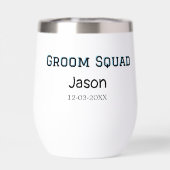 Groom Groomsmanバチェロレッテの追加の名前 (背面)