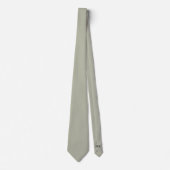 Groom Groomsmen Initials Soft Sage Green Wedding ネクタイ (正面)