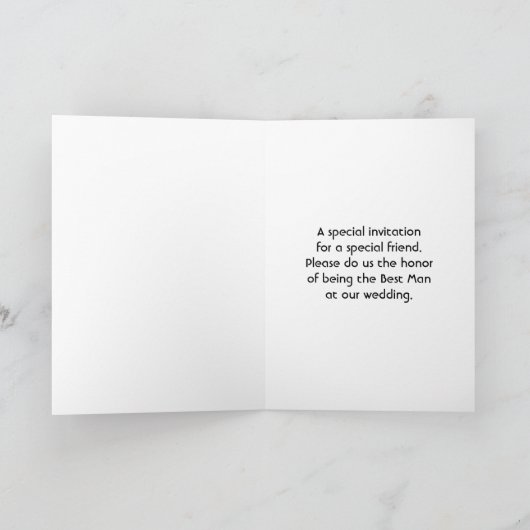 groom invitation formal 招待状 (内部)