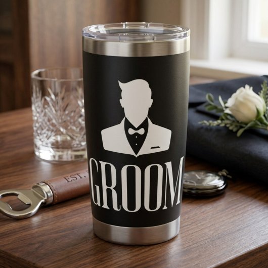 Groom Mode Activated Thermal Tumbler – Wedding Day 保温保冷タンブラー