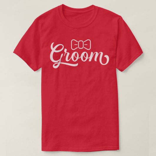 Groom Party Bachelor Wedding  Tシャツ (デザイン正面)