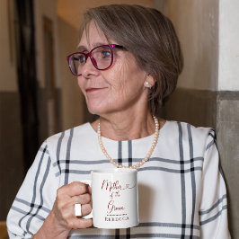 Groom Pink Peony Wedding コーヒーマグカップ