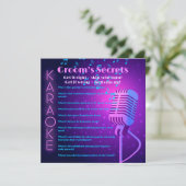 Groom’s Secrets Bachelor Party Trivia Card シーズンカード (スタンド正面)