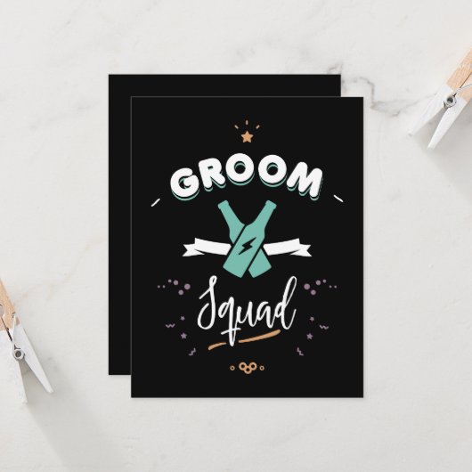 Groom squad カード (正面/裏面インサイチュ)