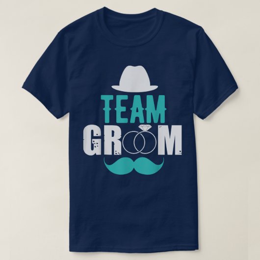 Groom Team Bachelor Party Squad or Wedding  Tシャツ (デザイン正面)