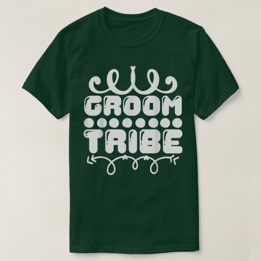 Groom Tribe Cute Engagement Wedding Party Matching Tシャツ (デザイン正面)