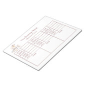 Groomer’s Notes & Pet Client Tracking Notepad ノートパッド (アングル)