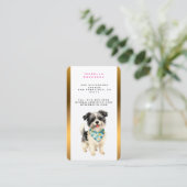 Grooming Dog Personalized Luxury Trendy Collection 名刺 (スタンド正面)