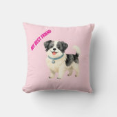 Grooming Dog Personalized Modern Collection クッション (正面)