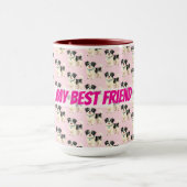 Grooming Dog Personalized Modern Collection マグカップ (中央)