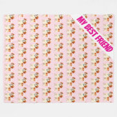 Grooming Personalized Trendy Collection フリースブランケット (正面(横))