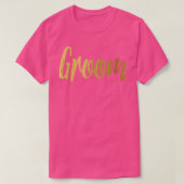 GroomMatching Wedding Bride Bachelor Party  Tシャツ (デザイン正面)