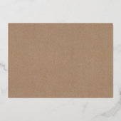 GroomsのMan Card Terms of Serviceプロポーザルおもしろい 箔招待状 (裏面)