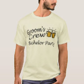 Groomsクルー(バチュラーパーティ) Tシャツ (正面)