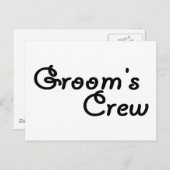 Groomsクルー ポストカード (正面/裏面)
