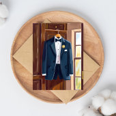  groom's  タキシード | ウェディング バチェラー 水彩画 ポストカード