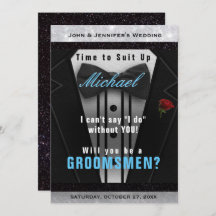groom's attendant タキシード招待 準備を
