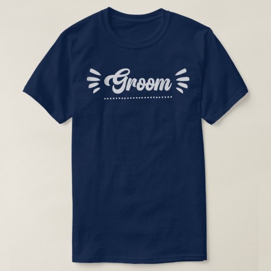 Grooms Bachelor Crew Party Squad Team Groom  Tシャツ (デザイン正面)