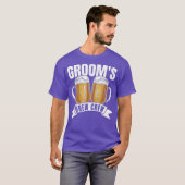 Grooms Brew Crew  Funny Group Beer Drinking Team Tシャツ (正面フル)
