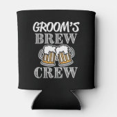 Groom's Brew Crew Groomsmen - Groomsman can beer 缶クーラー (裏面)