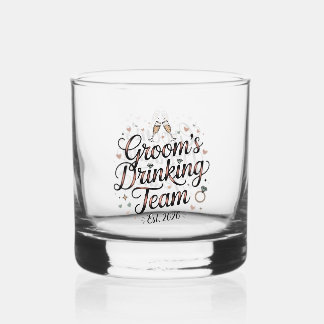 Grooms Drinking Team ウイスキーグラス