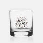 Grooms Drinking Team ウイスキーグラス (裏面)