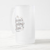 Grooms Drinking Team フロストグラスビールジョッキ (正面左)