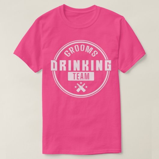 Grooms Drinking Team Groom Tシャツ (デザイン正面)