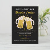 Groom's Last Toast & Beer Bash Bachelor Invitation 招待状 (スタンド正面)