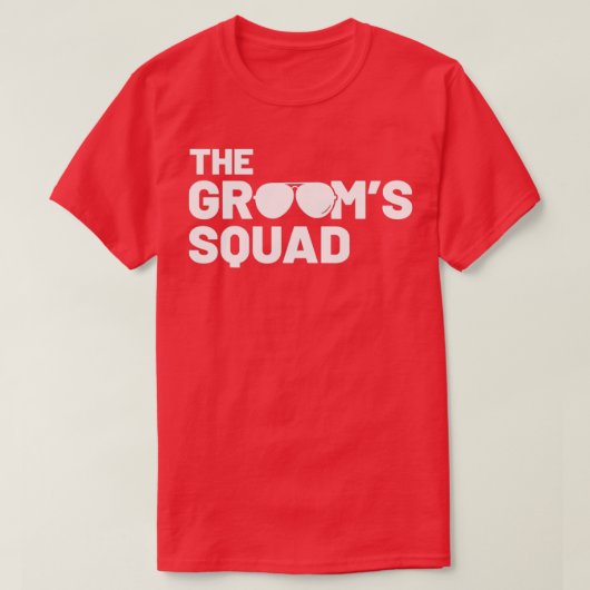  groom's men バッチョロ 男子  bachelor 供給 パーティー tシャツ (デザイン正面)