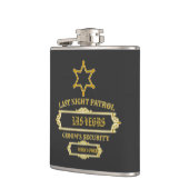 Groom's Security Last Night Patrol フラスク (左)