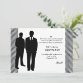  groom's squad request card 招待状 (スタンド正面)