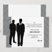  groom's squad request card 招待状 (正面/裏面)