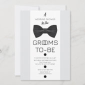 Grooms To-Be Wedding Shower Invitation 招待状 (正面)
