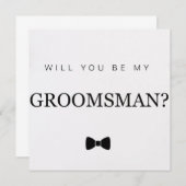 Groomsmanカード 招待状 (正面/裏面)