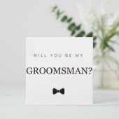 Groomsmanカード 招待状 (スタンド正面)