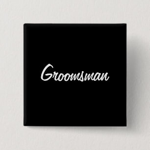 Groomsmanピン 缶バッジ