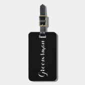 Groomsmanラゲッジタグ ラゲッジタグ (正面縦)