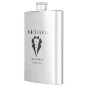 GROOMSMAN名結婚前とDATE Tuxedo フラスク (左)