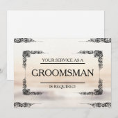 Groomsman招待状 招待状 (正面/裏面)