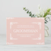 Groomsman招待状 招待状 (スタンド正面)