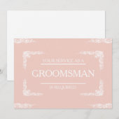 Groomsman招待状 招待状 (正面/裏面)