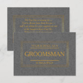 Groomsman招待状 招待状 (正面/裏面)